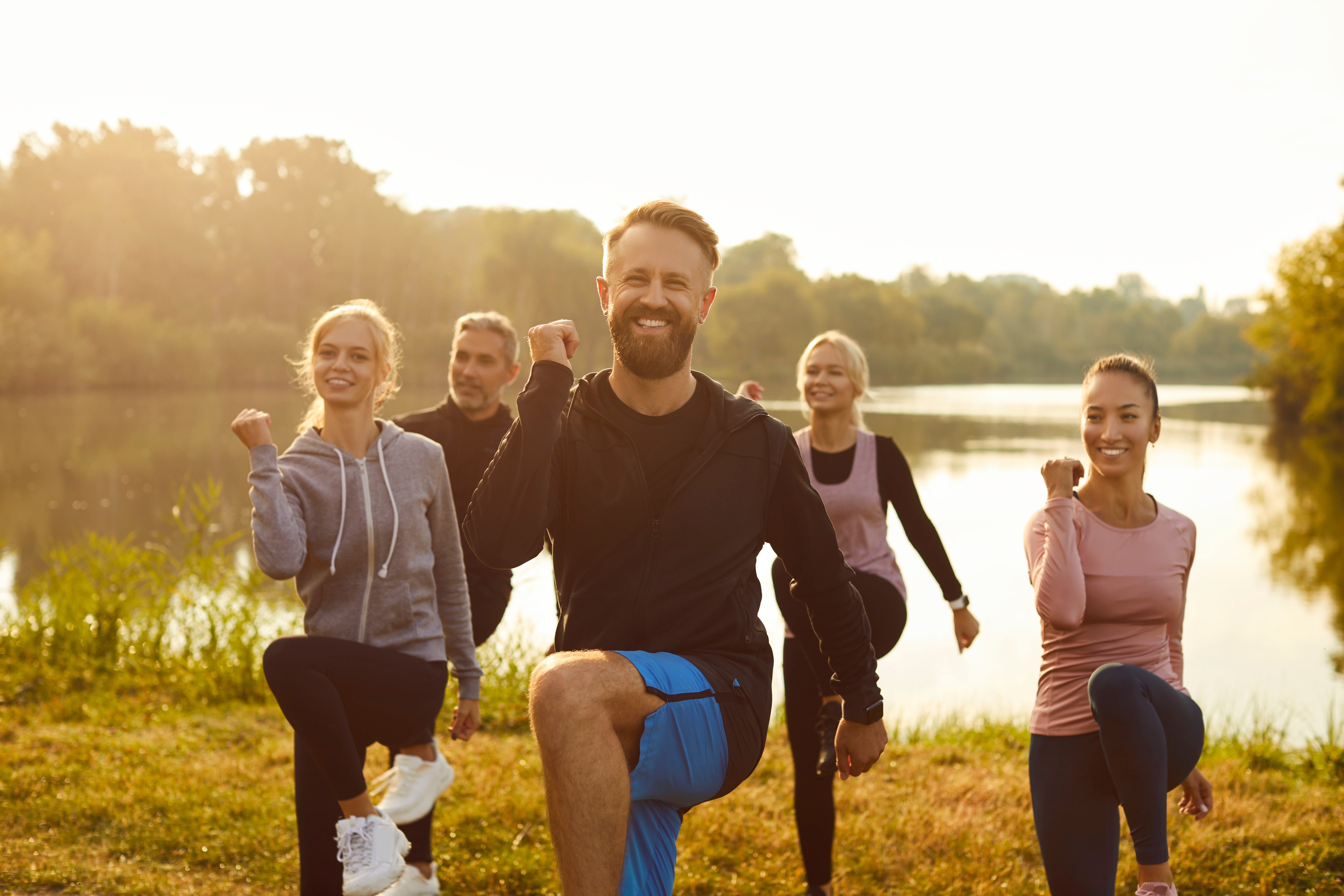 Happy Exercise Group